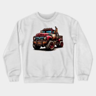 Cartoon Truck Crewneck Sweatshirt